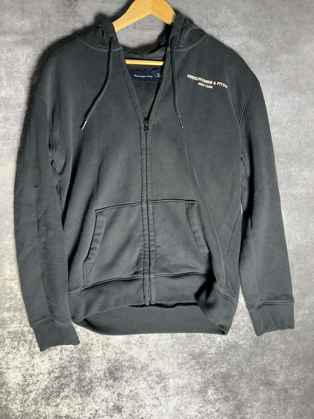 Abercrombie & Fitch New York Black Full Zip Hoodie